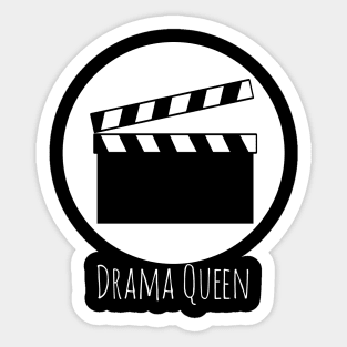 Clap Board - Drama Queen Sticker